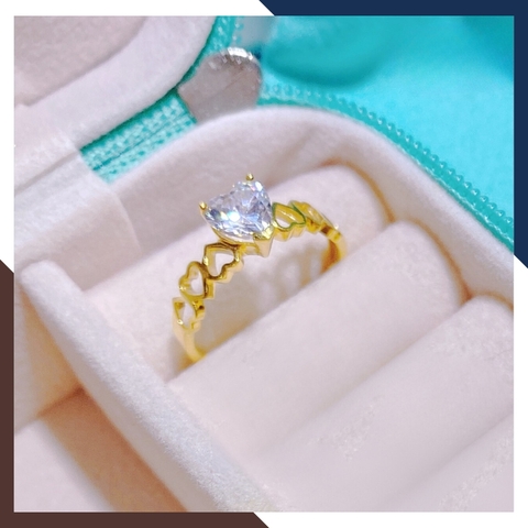 Nhẫn Vàng Tây Nữ 10k Tặng Người Yêu Nhiều Mẫu Mới Đẹp Mã NVN108