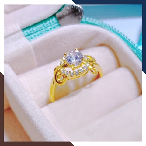 Nhẫn Vàng Tây Nữ 10k Tặng Người Yêu Nhiều Mẫu Mới Đẹp Mã NVN108