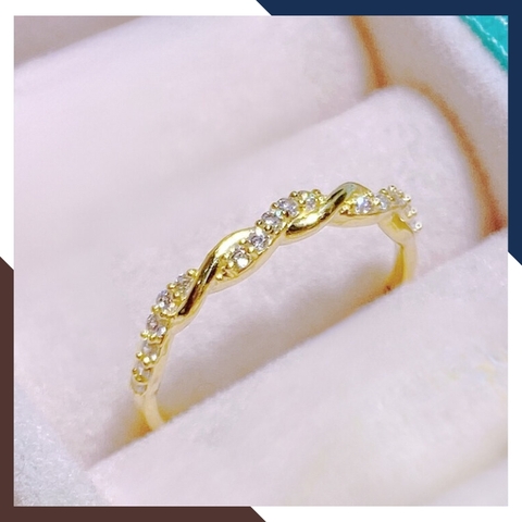 Nhẫn Vàng Tây Nữ 10k Tặng Người Yêu Nhiều Mẫu Mới Đẹp Mã NVN108