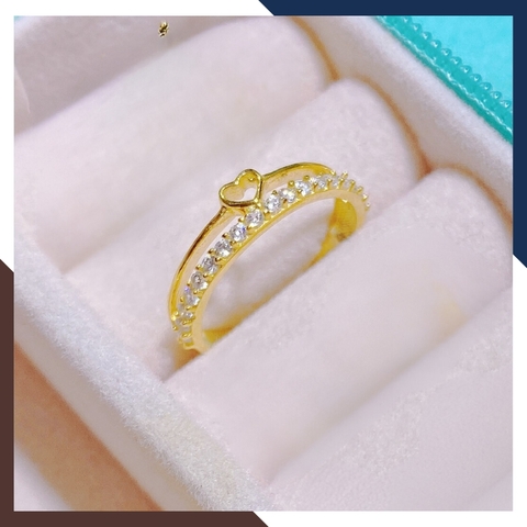 Nhẫn Vàng Tây Nữ 10k Tặng Người Yêu Nhiều Mẫu Mới Đẹp Mã NVN108