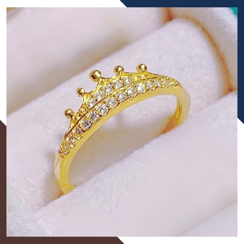 Nhẫn Vàng Tây Nữ 10k Tặng Người Yêu Nhiều Mẫu Mới Đẹp Mã NVN108