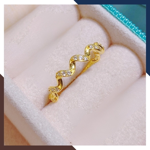 Nhẫn Vàng Tây Nữ 10k Tặng Người Yêu Nhiều Mẫu Mới Đẹp Mã NVN108