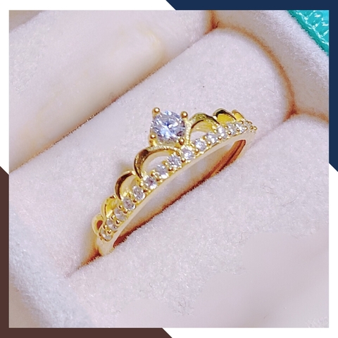 Nhẫn Vàng Tây Nữ 10k Tặng Người Yêu Nhiều Mẫu Mới Đẹp Mã NVN108