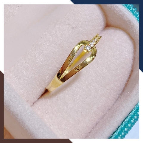 Nhẫn Vàng Tây Nữ 10k Tặng Người Yêu Nhiều Mẫu Mới Đẹp Mã NVN108