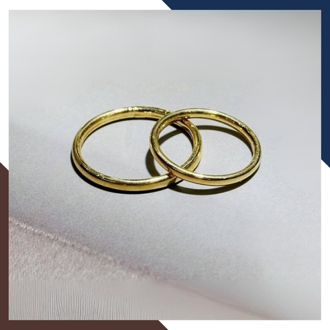 Nhẫn Vàng Tây Nữ Trơn Đủ Size Đeo Ngón Trỏ, Ngón Út, Ngón Cái NVN210 | Vàng 10K