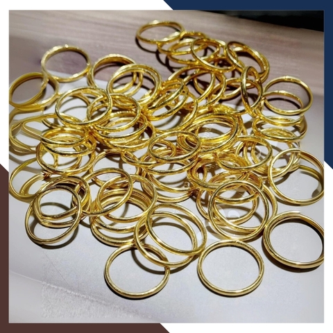 Nhẫn Vàng Tây Nữ Trơn Đủ Size Đeo Ngón Trỏ, Ngón Út, Ngón Cái NVN210 | Vàng 10K