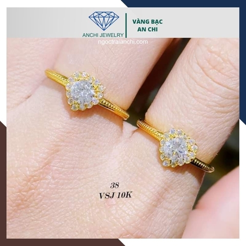 Nhẫn Vàng Trái Tim 10k Mã 1102TL38 - Biểu Tượng Tình Yêu Vĩnh Cửu