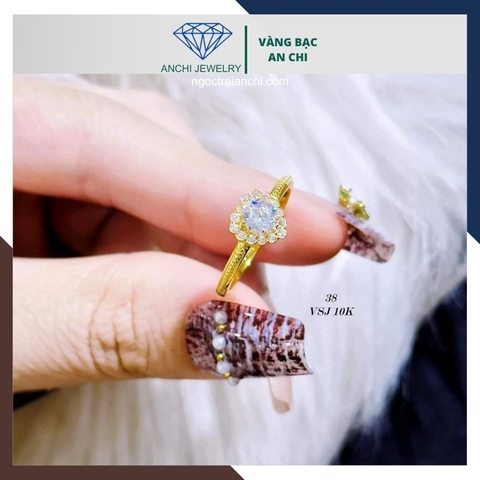 Nhẫn Vàng Trái Tim 10k Mã 1102TL38 - Biểu Tượng Tình Yêu Vĩnh Cửu