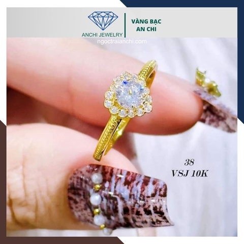 Nhẫn Vàng Trái Tim 10k Mã 1102TL38 - Biểu Tượng Tình Yêu Vĩnh Cửu