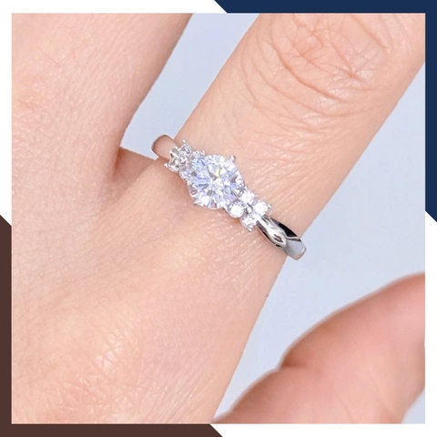 Nhẫn Vàng Trắng Nữ 10k NVN270 – Đẹp Mắt, Tinh Tế, Giá Cực Mềm