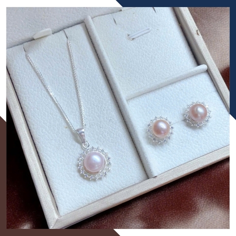 Set Ngọc Trai Bạc Cho Nữ BTSNT179 – Trẻ Trung & Thanh Lịch Mọi Góc Nhìn