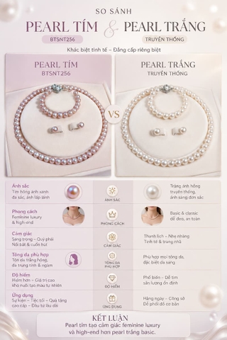 Bộ Trang Sức Ngọc Trai Màu Hồng BTSNT257 – Set Pearl Feminine Luxury Sang Trọng, Nữ Tính Và Dễ Ứng Dụng