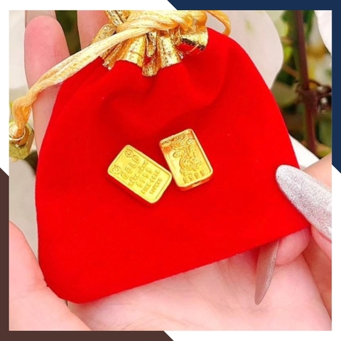 Thỏi Vàng Thần Tài 9999 24k Mã CHARMV142