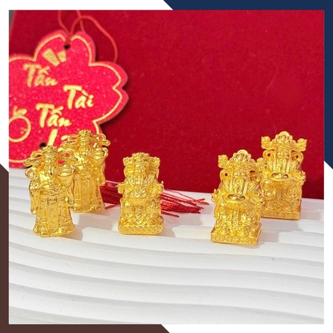 Tượng Thần Tài Vàng 24k 9999 Mã QTV26 – Vật Phẩm Phong Thuỷ Chiêu Tài, Đón Lộc Cả Năm