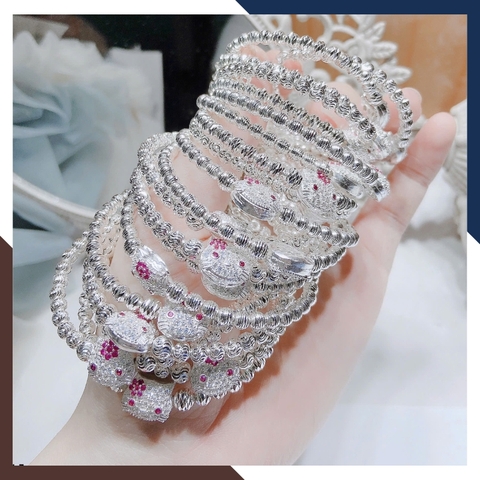 Vòng Bạc Cho Bé Gái Hình Hello Kitty LTBCB027 – Điệu Đà Như Công Chúa