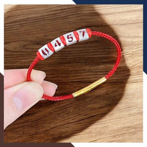 Vòng Charm Bạc Số 520 VCB05 – Mật Mã “Anh Yêu Em”, Quà Tặng Nàng Thay Lời Muốn Nói