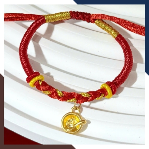 Vòng Charm Vàng 24k Cho Bé Đầy Tháng VCHV53