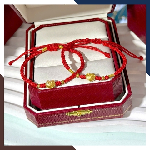 Vòng Charm Vàng 24k Cho Bé Đầy Tháng VCHV53