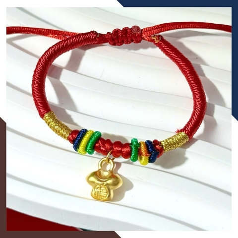 Vòng Charm Vàng 24k Cho Bé Đầy Tháng VCHV53