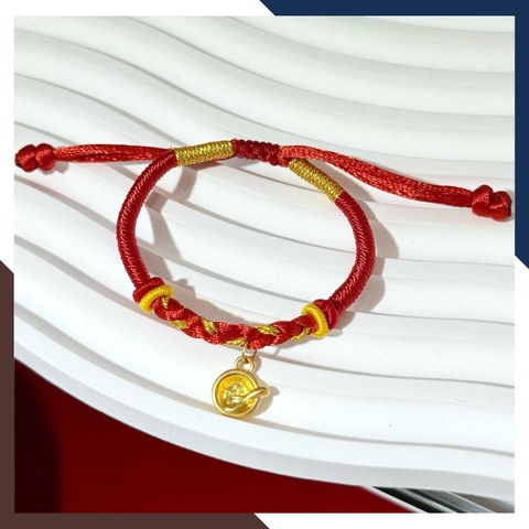 Vòng Charm Vàng 24k Cho Bé Đầy Tháng VCHV53