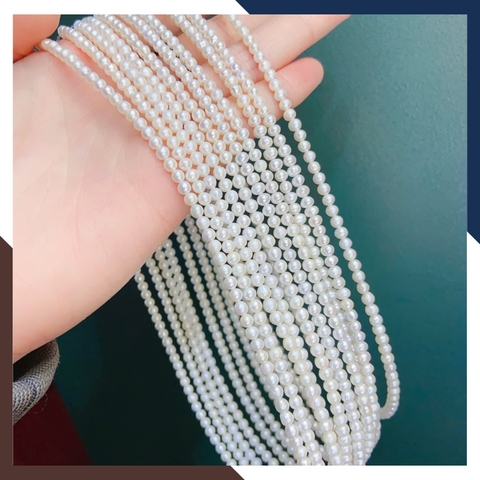 Vòng Cổ Choker Ngọc Trai Hạt Nhỏ 4-5mm VCNT137 - Thiết Kế Trẻ Trung, Nhẹ Nhàng & Thanh Thoát