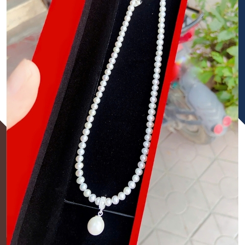 Vòng Cổ Choker Ngọc Trai Nhỏ VCNT145 – Đẹp Tự Nhiên, Sang Nhẹ Nhàng