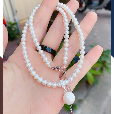 Vòng Cổ Choker Ngọc Trai Nhỏ VCNT145 – Đẹp Tự Nhiên, Sang Nhẹ Nhàng