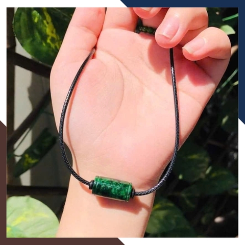 Vòng Cổ Lu Thống Ngọc Cẩm Thạch Tự Nhiên DCPT12 – Mang Lại Bình An, Thuận Lợi, Suôn Sẻ