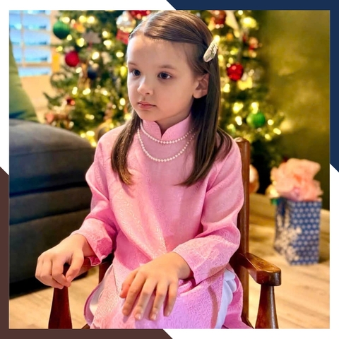 Vòng Cổ Ngọc Trai Cho Bé Gái Dài 80cm VCNT123 | Ngọc Trai Nước Ngọt