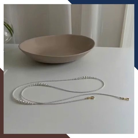 Vòng Cổ Ngọc Trai Dài 120CM Kiểu Phối Hạt Từ 3MM Đến 8MM VCNT101