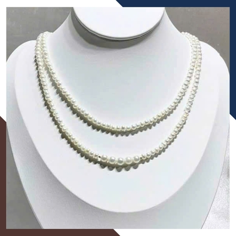 Vòng cổ ngọc trai nhỏ 2 tầng VCNT99 – Vẻ đẹp tinh tế, sang trọng vượt thời gian