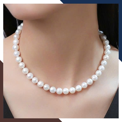 Vòng cổ ngọc trai nước ngọt cao cấp VCNT177 – Sang trọng, tinh khiết & quý phái