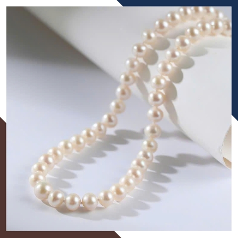Vòng cổ ngọc trai nước ngọt cao cấp VCNT177 – Sang trọng, tinh khiết & quý phái