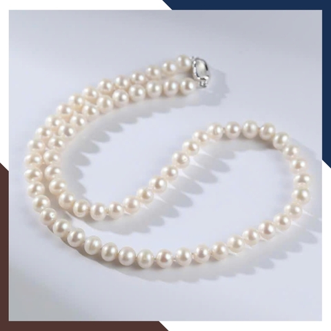Vòng cổ ngọc trai nước ngọt cao cấp VCNT177 – Sang trọng, tinh khiết & quý phái