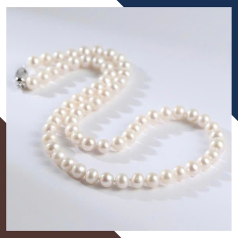 Vòng cổ ngọc trai nước ngọt cao cấp VCNT177 – Sang trọng, tinh khiết & quý phái