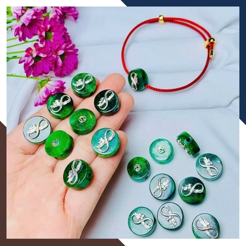 Vòng Ngọc Trăng Non Phong Thủy VTDPT52 – Đeo Bình An, Hút Năng Lượng Tốt