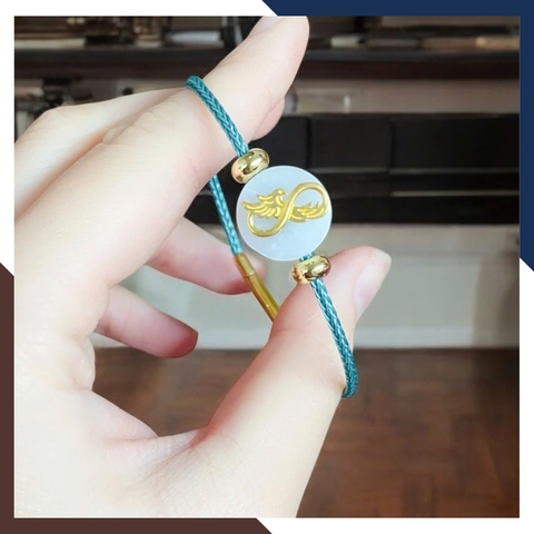 Vòng Ngọc Trăng Non Phong Thủy VTDPT52 – Đeo Bình An, Hút Năng Lượng Tốt