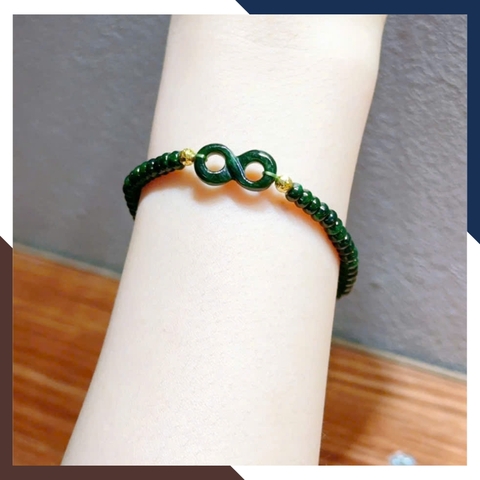 Vòng Tay Chuỗi Hạt Đá Cẩm Thạch Như Ý Nguyện VTDPT36 – Món Trang Sức Mang Lại Vạn Điều Tốt Lành