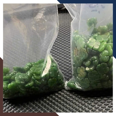 Vòng Tay Cỏ 4 Lá Ngọc Bích VTDPT20 – Bí Kíp May Mắn Luôn Bên Bạn