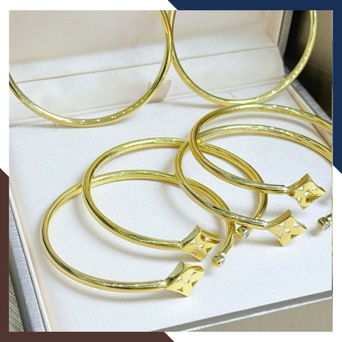 Vòng Tay Cỏ 4 Lá Vàng Tây 10k Cho Nữ LTVN172