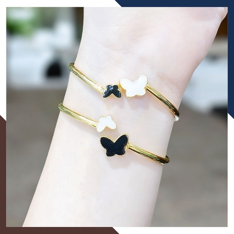 Vòng tay cuff vàng 10k cho nữ LTVN200 – thiết kế tinh tế, trẻ trung, hiện đại