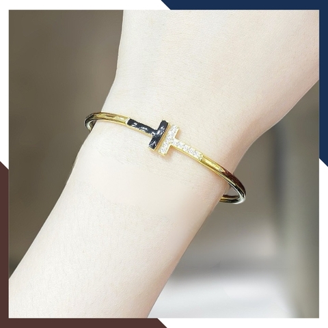 Vòng tay cuff vàng 10k cho nữ LTVN200 – thiết kế tinh tế, trẻ trung, hiện đại