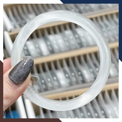 Vòng tay đá mắt mèo trắng, xanh, hồng, vàng bản liền cho nữ mệnh kim, mộc, thủy, hỏa, thổ mã AC60