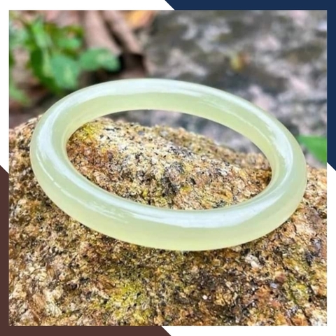 Vòng tay đá onyx nguyên khối có kiểm định màu trắng, xanh, hồng cho nữ mệnh kim, mộc, thủy, hỏa, thổ mã 250KD100