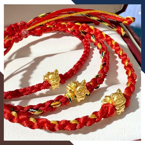 Vòng Tay Hồ Ly Chúa 9 Đuôi Bằng Vàng Ta 24k 9999 Cho Nữ VCHV91