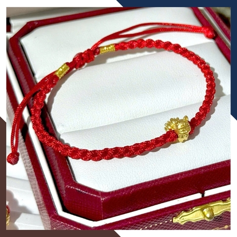 Vòng Tay Hồ Ly Chúa 9 Đuôi Bằng Vàng Ta 24k 9999 Cho Nữ VCHV91