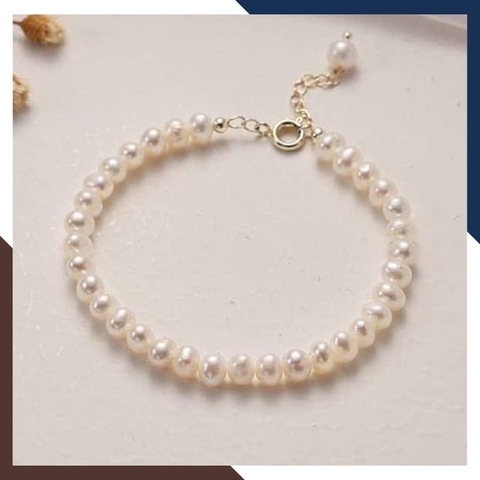 Vòng Tay Ngọc Trai Nước Ngọt Cao Cấp VTNT46 - Nữ Tính & Quý Phái