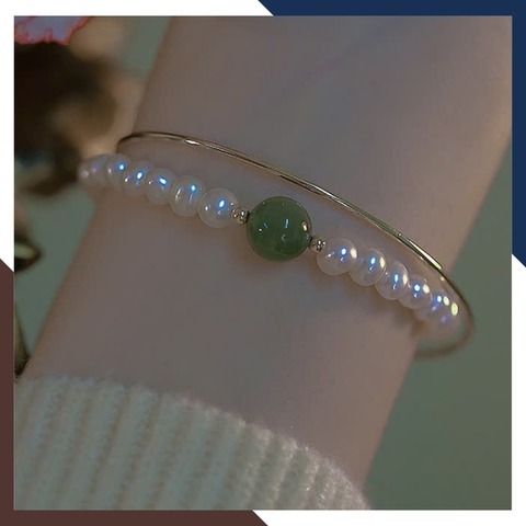 Vòng Tay Ngọc Trai Thật Phối Đá Phong Thuỷ VTNT52 – Điểm Nhấn Duyên Dáng & Quyến Rũ