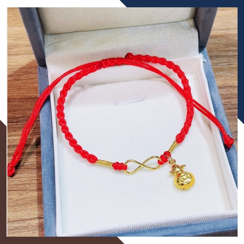 Vòng Tay Như Ý Nguyện Vô Cực Vàng Tây 10k Cho Nữ VCHV87