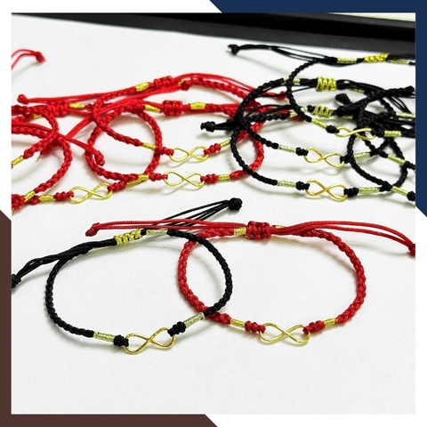 Vòng Tay Như Ý Nguyện Vô Cực Vàng Tây 10k Cho Nữ VCHV87